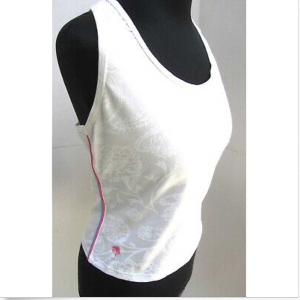 Lilly Pulitzer CoolMax Gym Workout Yoga Top Floral